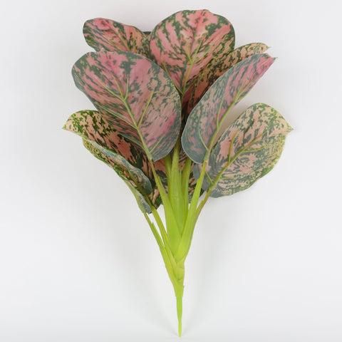 Realistic Faux Calathea Plant with Fibrous Roots for Home Decor & Floral Arrangements