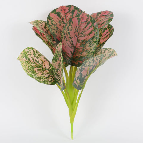 Realistic Faux Calathea Plant with Fibrous Roots for Home Decor & Floral Arrangements