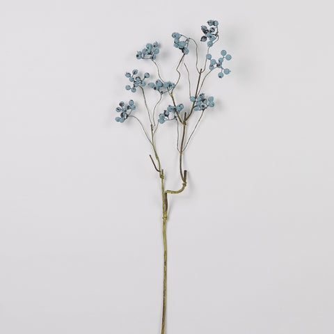 Artificial Blueberry Branches – Frosted Fake Berries for Home Décor & Floral Arrangements