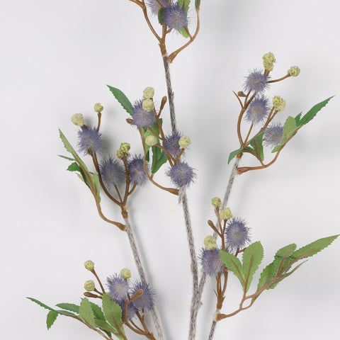 Artificial Berry Stems – Faux Blue Holly Berry Branches for DIY Crafts & Home Décor