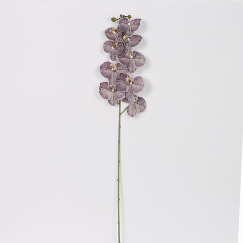 Large Butterfly Orchid Branch – Purple Violet Artificial Silk Flower for Home Decoration