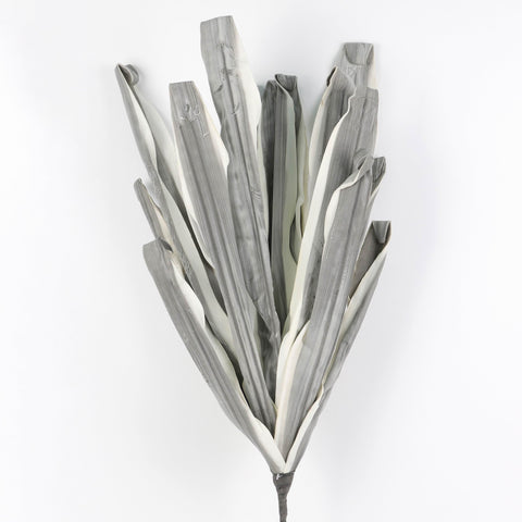 Dusty Gray Bromeliad Succulent Stem Artificial Flower for Home, Event & Wedding Décor - Large