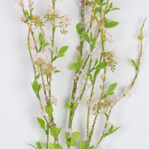 Blossom Branch - White and Pink Artificial Flower Branch for Home, Wedding, Office, Garden Decor | Wholesale Available