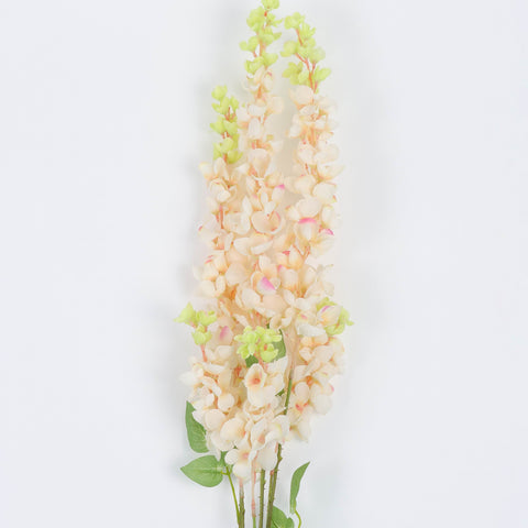 Artificial Thai Orchid Stem - Dual-Tone Pastel Pink with Light Yellow Tint, Hanging/Drapping Style for Home, Office, Wedding, Event Decor, Wedding Arches, Event Backdrops | Wholesale Available