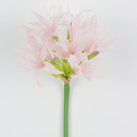 Delicate Pink Artificial Nerine Lily Stem: Elegant Faux Guernsey Lily for Home & Events | Wholesale Available