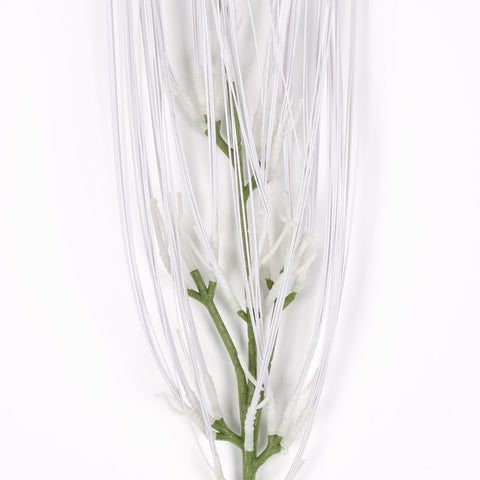 Artificial Hanging White Grass Greenery Spray/Pick - Faux Hanging Greenery for Home, Office, Wedding, Event Decor | Wholesale Available
