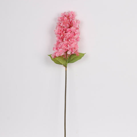 Vibrant Pink Artificial Cone Hydrangea Flower Stem Spray - Faux Floral Decor for Home, Office, Wedding, Event | Wholesale Available