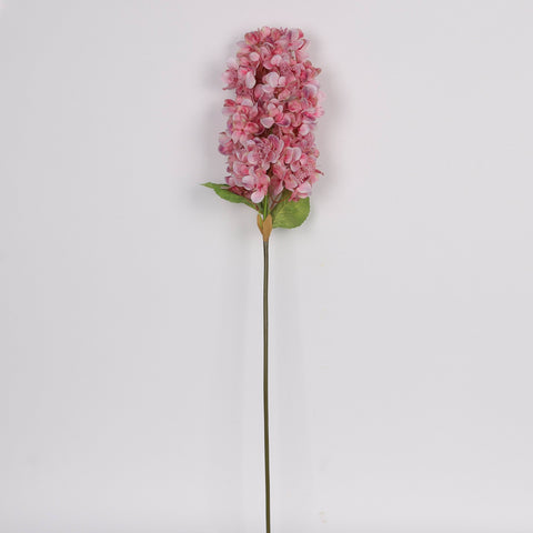 Deluxe Cream Pink and Purple Artificial Cone Hydrangea Flower Stem Spray - Faux Floral Decor for Home, Office, Wedding, Event | Wholesale Available