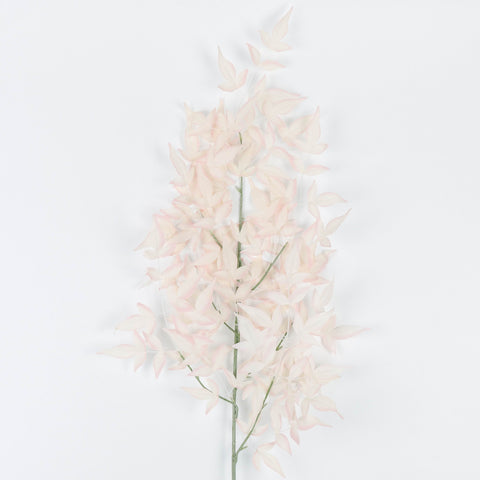 Soft Pink Artificial Willow Leaf Spray: Delicate Faux Foliage for Home & Events in Delta BC | Wholesale Available