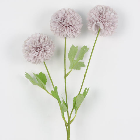 Soft Lavender Artificial Chrysanthemum Flower Stem – Calming Faux Floral Décor for Home, Office, Wedding, Event | Wholesale Available