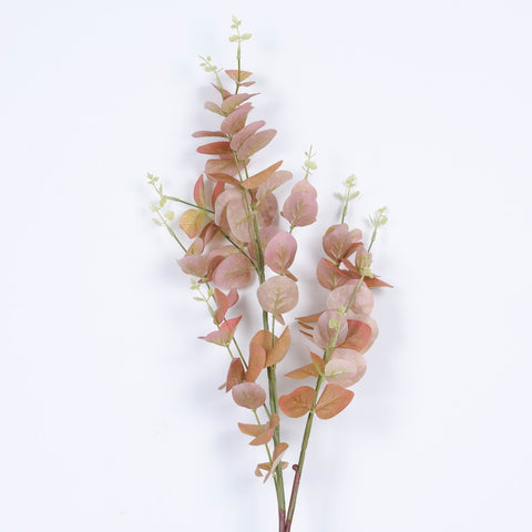 Wholesale Terracotta Artificial Eucalyptus Spray – Warm Faux Foliage for Homes & Events