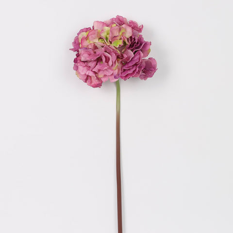Artificial Purple Hydrangea Stem for Floral Arrangements & Home Decor
