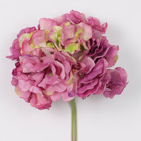 Artificial Purple Hydrangea Stem for Floral Arrangements & Home Decor