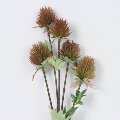 Artificial Rustic Thistle Spray Stem for Farmhouse Decor & Wedding Table Centerpieces