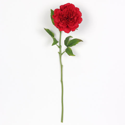 Wholesale Vibrant Red Artificial Peony Stem – Lush Faux Peony for Homes & Events