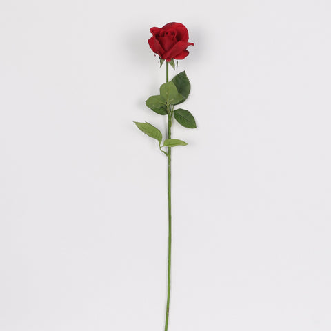 Wholesale Classic Red Artificial Rose Stem – Timeless Faux Rose for Homes & Events