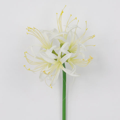 Elegant White Lycoris Radiata Artificial Spider Lily – Wedding & Indoor Decor