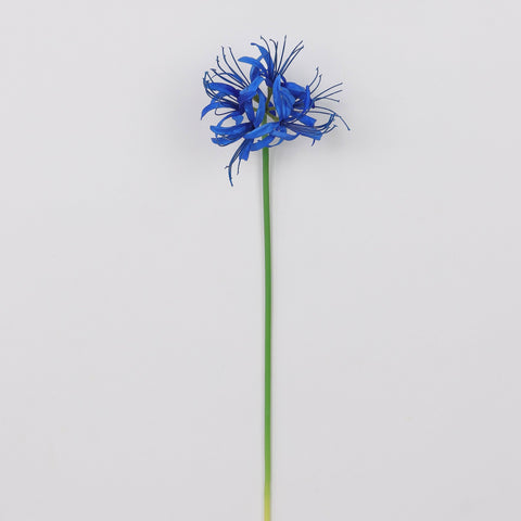 Elegant Blue Lycoris Radiata (Spider Lily) Artificial Flora – Perfect Indoor Decor