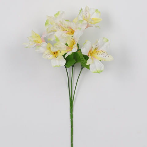 Fresh White Rhododendron Artificial Flower Bouquet