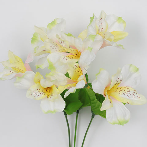 Fresh White Rhododendron Artificial Flower Bouquet