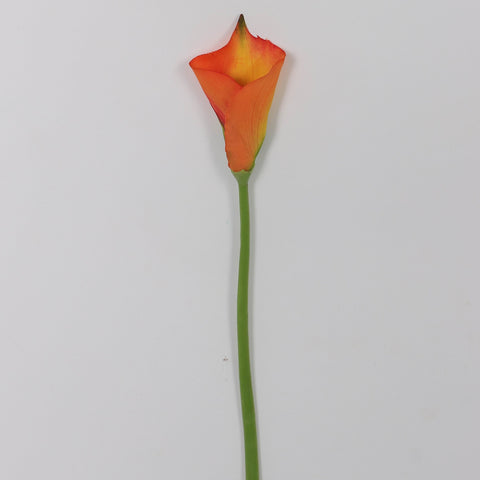 Radiant Orange Artificial Calla Lily Bouquet
