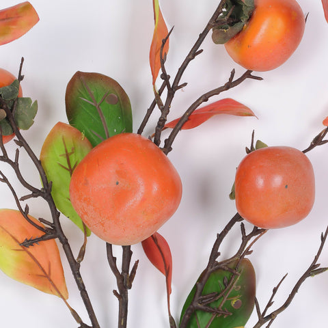 Artificial Orange Branch: Fruit Picks for Autumn Floral Arrangements & Home Party Décor