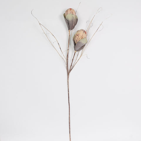Dried Lotus Stem Pick Artificial Flower for Rustic Home, Event & Floral Arrangement Décor
