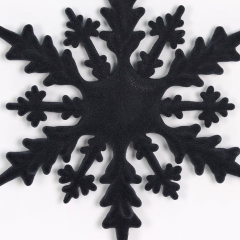Christmas 6.5In Dark Blue Snowflake Ornament