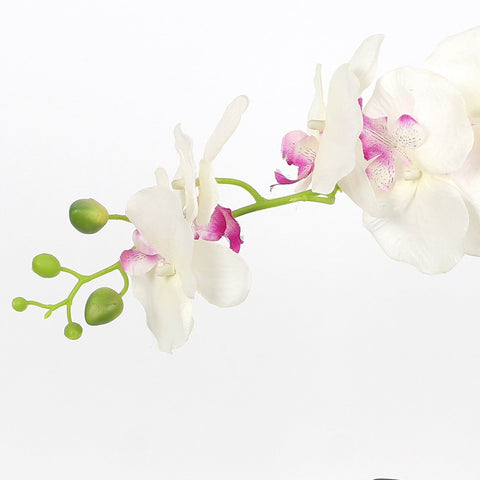 Nearly Natural Orchid Phalaenopsis Artificial Arrangement in Vase