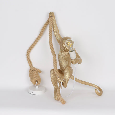Resin Monkey W/ Light Decoration | Home Decor | Interior Styling