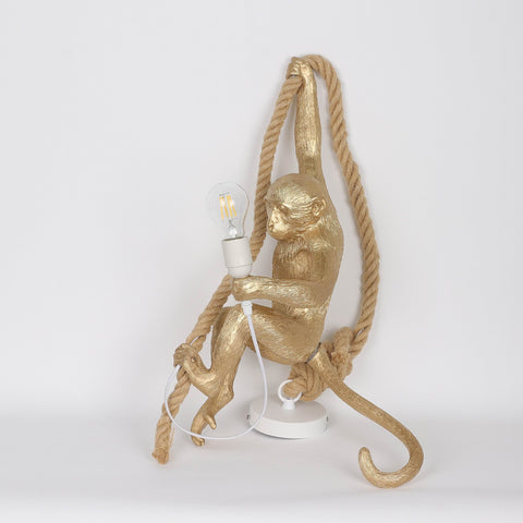 Resin Monkey W/ Light Decoration | Home Decor | Interior Styling