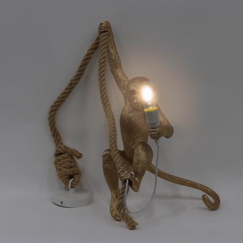Resin Monkey W/ Light Decoration | Home Decor | Interior Styling