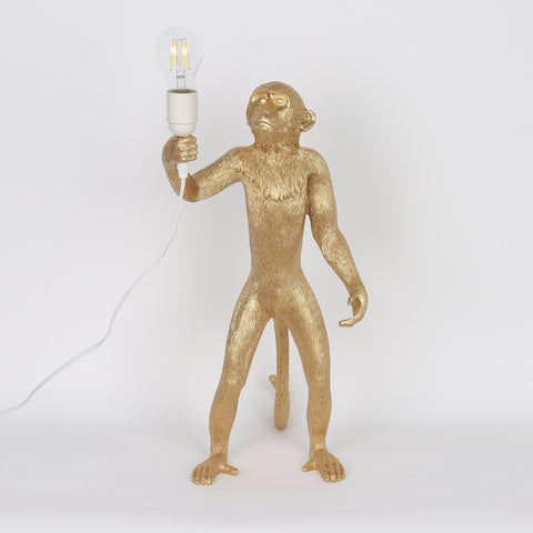 Resin Monkey W/ Light Decoration | Home Decor | Interior Styling