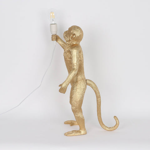 Resin Monkey W/ Light Decoration | Home Decor | Interior Styling