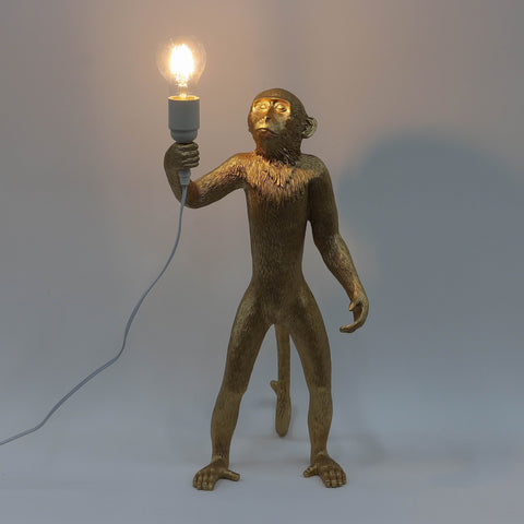 Resin Monkey W/ Light Decoration | Home Decor | Interior Styling