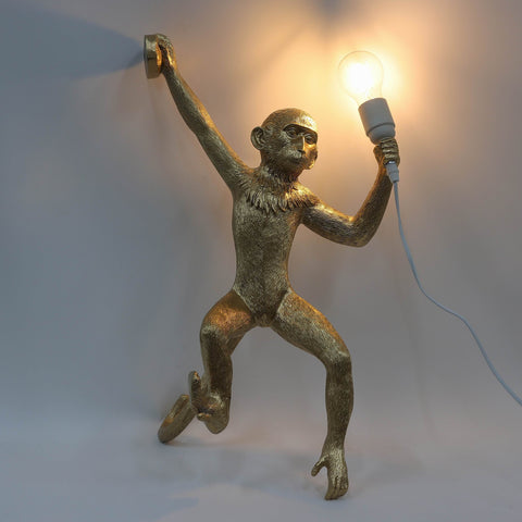 Resin Monkey W/ Light Decoration | Home Decor | Interior Styling