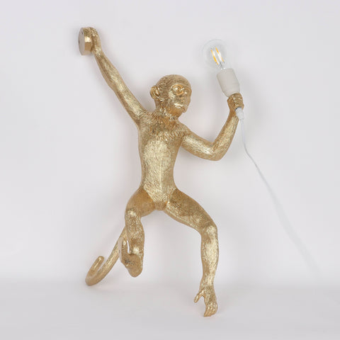 Resin Monkey W/ Light Decoration | Home Decor | Interior Styling