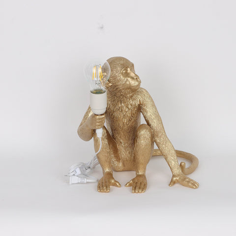 Resin Monkey W/ Light Decoration | Home Decor | Interior Styling