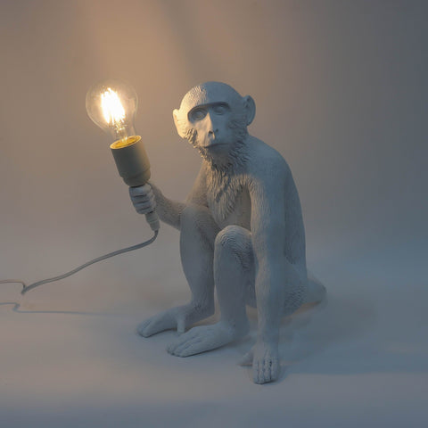 Resin Monkey W/ Light Decoration | Home Decor | Interior Styling