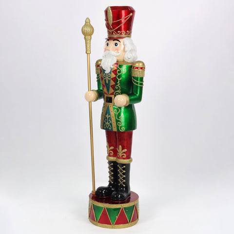 Resin Nutcracker | Christmas Decor | Festive Holiday Decoration