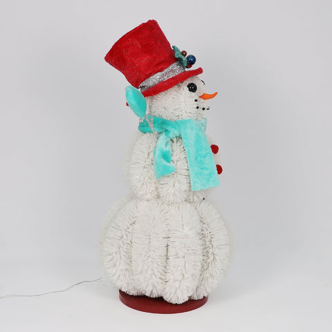 Light-Up Christmas Snowman Decoration –  Indoor & Outdoor Holiday Display