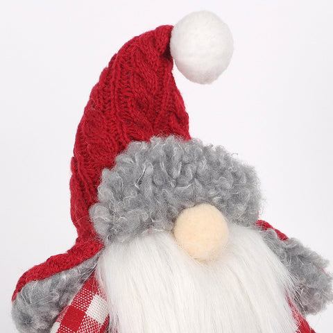 11“H Fabric Standing Gnome