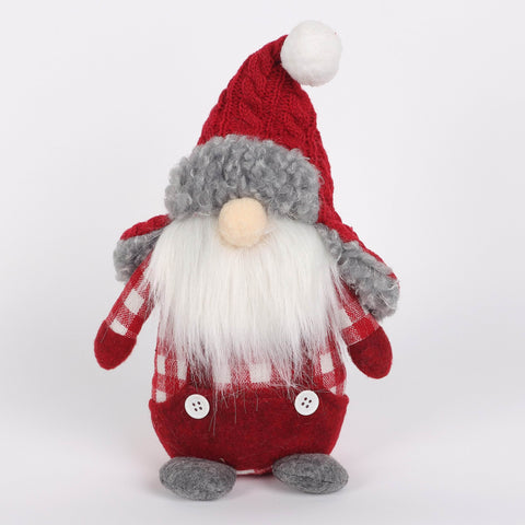 11“H Fabric Standing Gnome