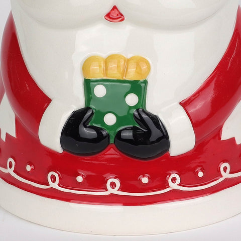 Ceramic Santa Container