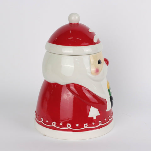 Ceramic Santa Container