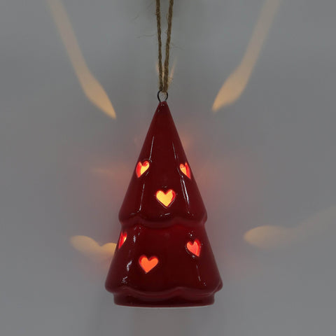 Ceramic Tree Cone Ornament