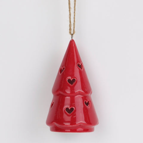 Ceramic Tree Cone Ornament