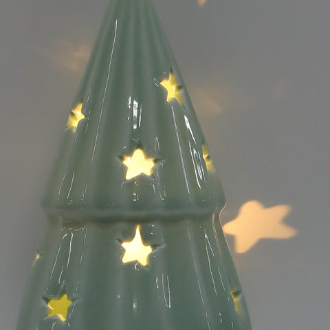 Ceramic Tree Cone Ornament