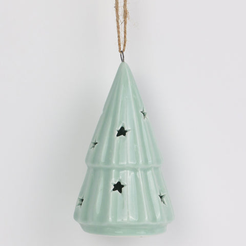 Ceramic Tree Cone Ornament