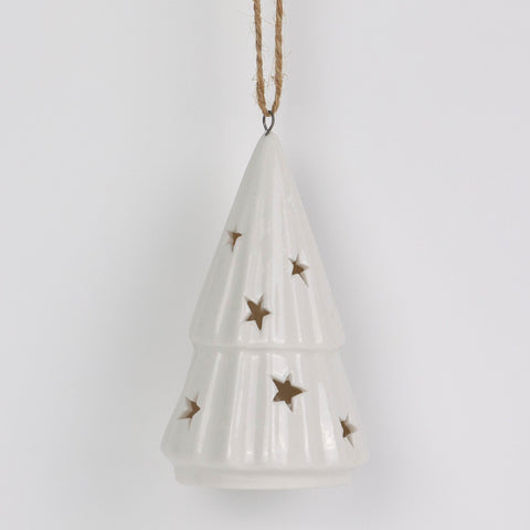 Ceramic Tree Cone Ornament
